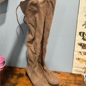 Brown Suede Women's Boots